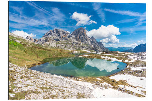 Galleriprint Laghi Dei Piani lake, Sesto Dolomites, South Tyrol, Italy