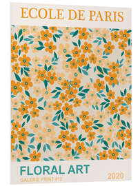 Cuadro de PVC Ecole De Paris - Yellow Floral