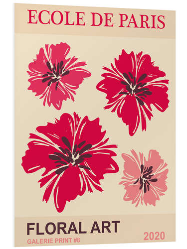 Foam board print Ecole De Paris - Poppy