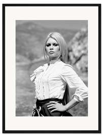 Gerahmter Kunstdruck Brigitte Bardot in Shalako