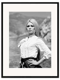 Impresión de arte enmarcada Brigitte Bardot in Shalako