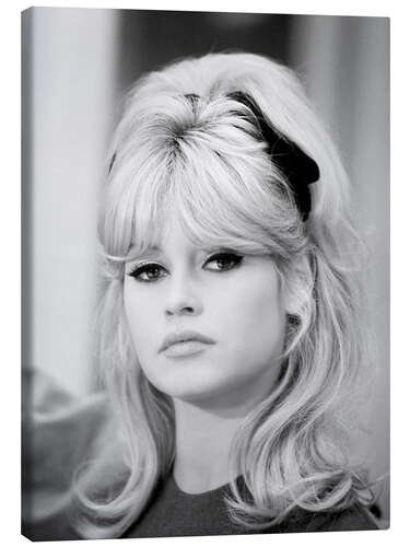 Canvas print Brigitte Bardot in AGENT 38-24-36