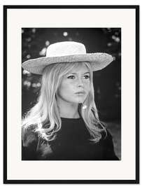 Gerahmter Kunstdruck Bardot in Privatleben, 1961