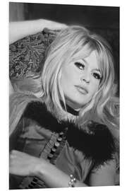 Foam board print Bardot, Vie Privee 1961