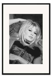 Gerahmter Kunstdruck Brigitte Bardot, Privat 1961