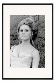 Gerahmter Kunstdruck Porträt von Brigitte Bardot