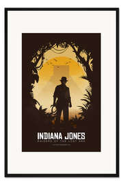 Gerahmter Kunstdruck Indiana Jones - Jäger des verlorenen Schatzes
