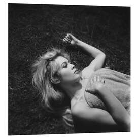 Print på aluminium Dreamy Brigitte Bardot