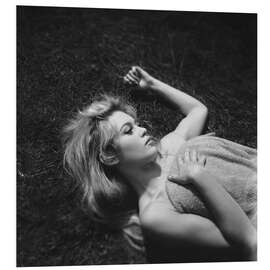 Foam board print Dreamy Brigitte Bardot