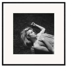 Framed art print Dreamy Brigitte Bardot