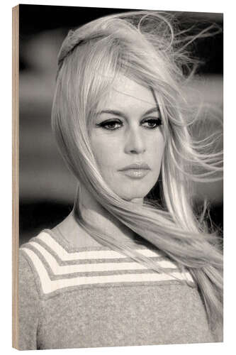 Puutaulu Brigitte Bardot - Windy Day