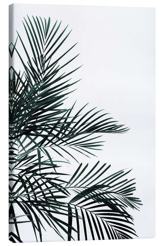 Canvas-taulu Palm tree in the wind