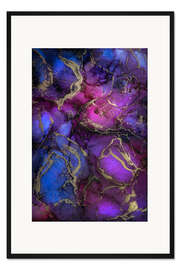 Gerahmter Kunstdruck Beeren