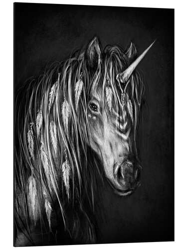 Aluminium print Unicorn