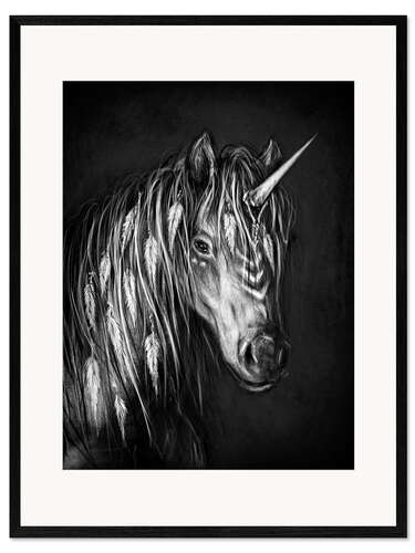 Framed art print Unicorn