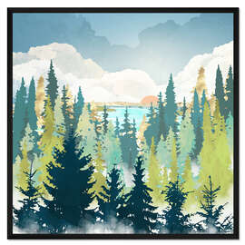 Gerahmter Kunstdruck Sommeransicht