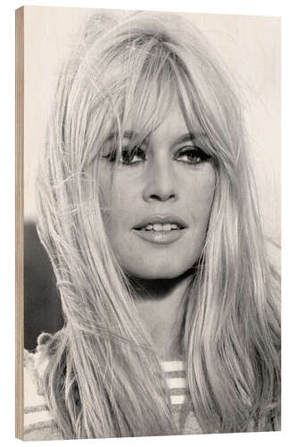 Wood print Brigitte Bardot - Two Weeks in September