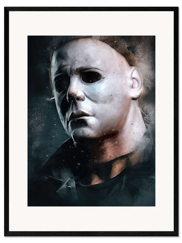 Stampa artistica con cornice Michael Myers - Halloween