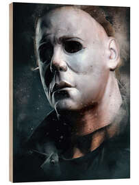 Stampa su legno Michael Myers - Halloween