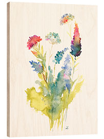 Stampa su legno Wildflower Time