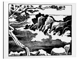 Magnettafel Felsenküste bei Saint-Raphaël