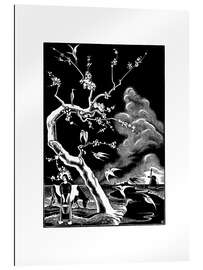 Gallery print Tree with herons