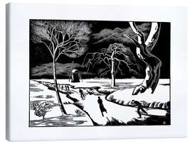 Quadro em tela Winter view