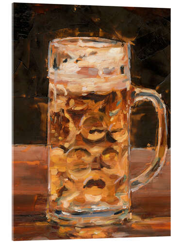 Acrylic print Beer glass II