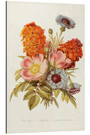 Aluminium print Antique Floral Bouquet II