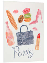 Foam board print Paris Essentials I