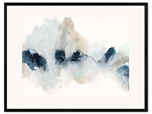 Impression artistique encadrée Geode Coast I