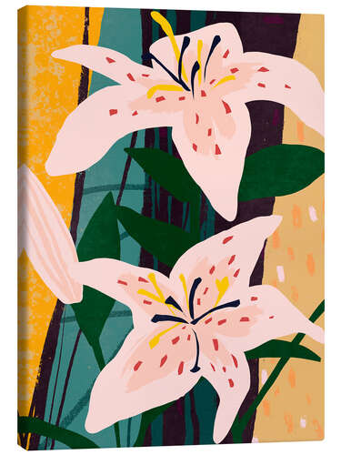 Canvas print Lily Collage