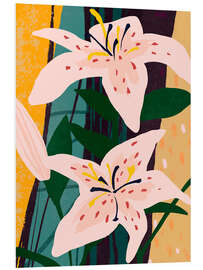 Foam board print Lily Collage