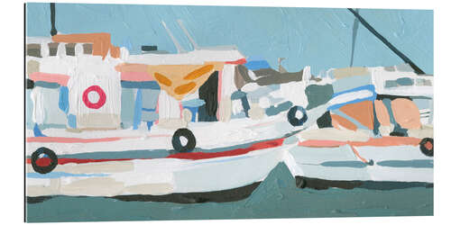 Stampa su plexi-alluminio Bright Boats II