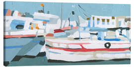 Quadro em tela Bright Boats I