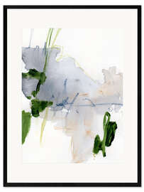 Framed art print Green and Grey