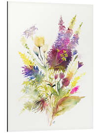 Aluminium print Midsummer Wildflowers