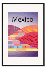 Gerahmter Kunstdruck Mexiko