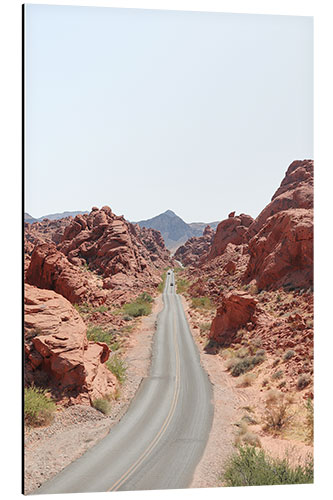 Aluminium print Streets of Nevada