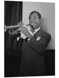 Cuadro de aluminio Louis Armstrong, "Satchmo"