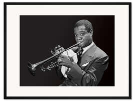 Gerahmter Kunstdruck Louis Armstrong I