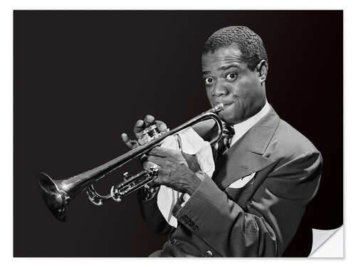 Naklejka na ścianę Louis Armstrong I