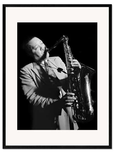Impression artistique encadrée Lester Young