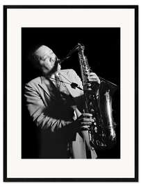 Ingelijste kunstdruk Lester Young