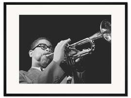 Gerahmter Kunstdruck Dizzy Gillespie I
