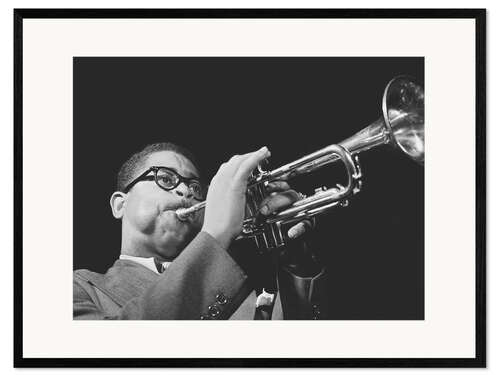 Gerahmter Kunstdruck Dizzy Gillespie I