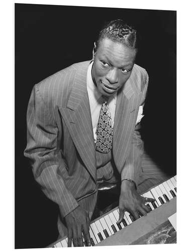 Hartschaumbild Nat King Cole