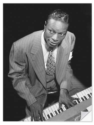 Selvklebende plakat Nat King Cole