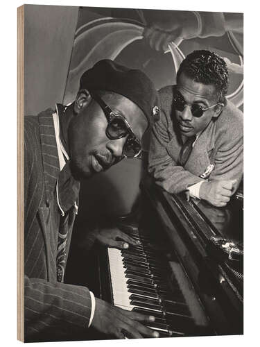 Quadro de madeira Thelonious Monk and Howard McGhee