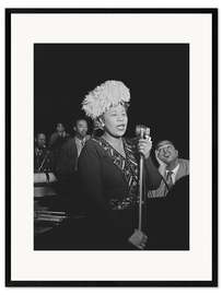 Impression artistique encadrée Ella Fitzgerald, Dizzy Gillespie, Ray Brown, Milt Jackson, and Timmie
